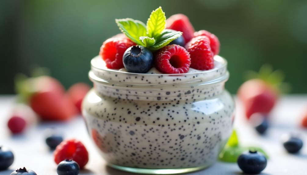 Chia Seed Pudding With Berries