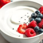 Greek Yogurt With Berries and Chia Seeds