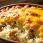 Cauliflower Rice and Turkey Casserole