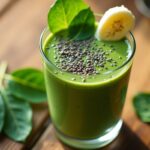 Green Detox Smoothie With Spinach