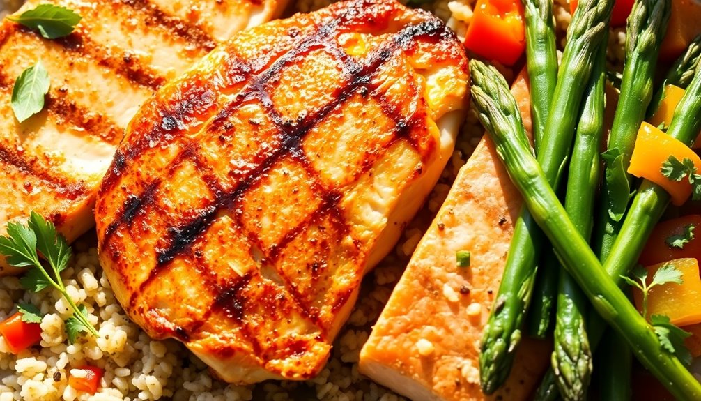 healthy eating includes lean proteins