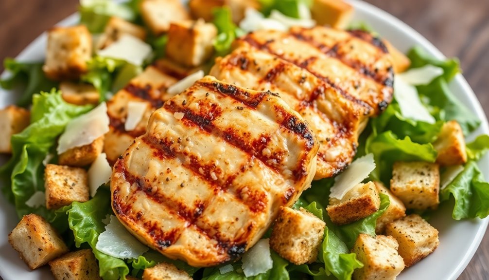 Grilled Chicken Caesar Salad