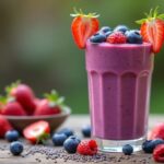 Berry and Chia Seed Protein Smoothie