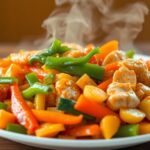 Stir-Fried Veggies With Chicken