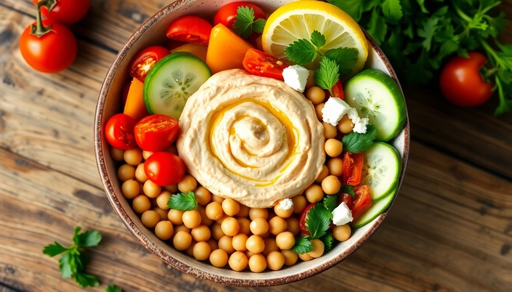 healthy vegan chickpea dish