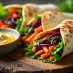 Veggie and Hummus Wraps