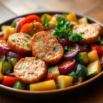 Chicken Sausage and Veggie Hash