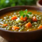 Lentil Soup With Carrots and Celery