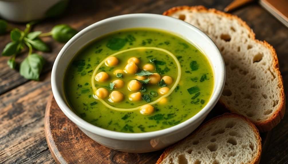 Chickpea and Spinach Soup