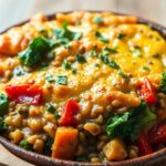 Lentil and Veggie Bake