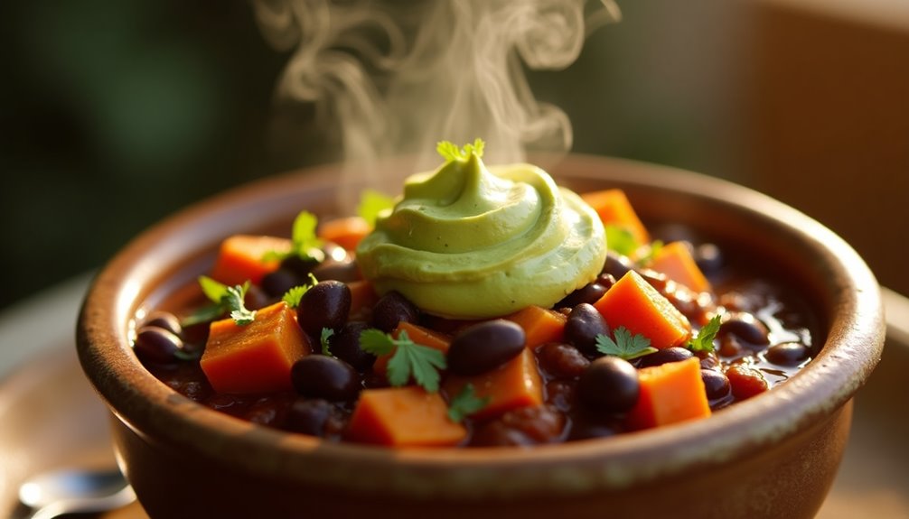 Sweet Potato and Black Bean Chili