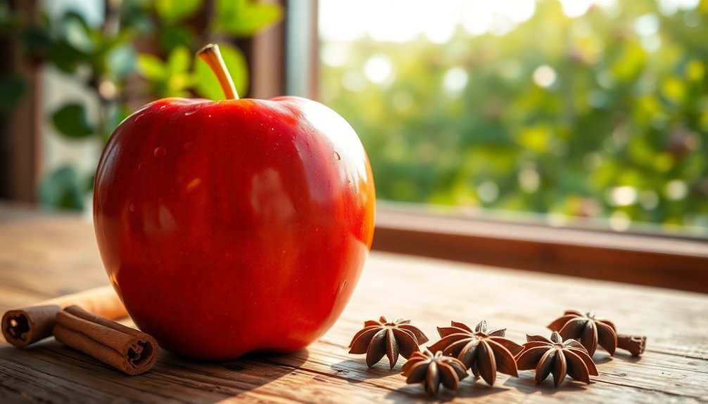 juicy red delicious fruit