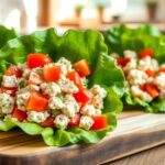 Keto Tuna Salad Lettuce Wraps