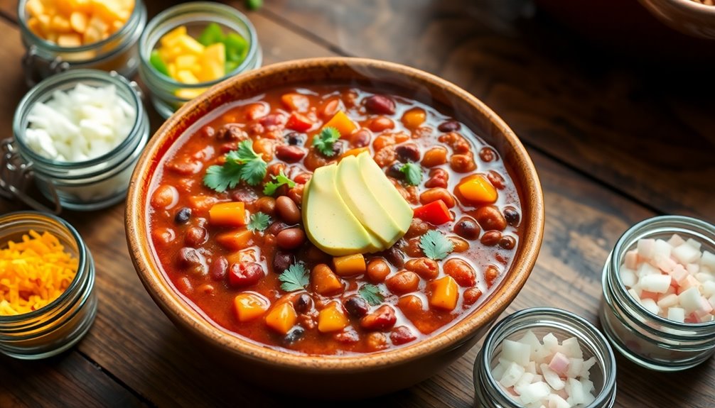 meatless chili recipe variations