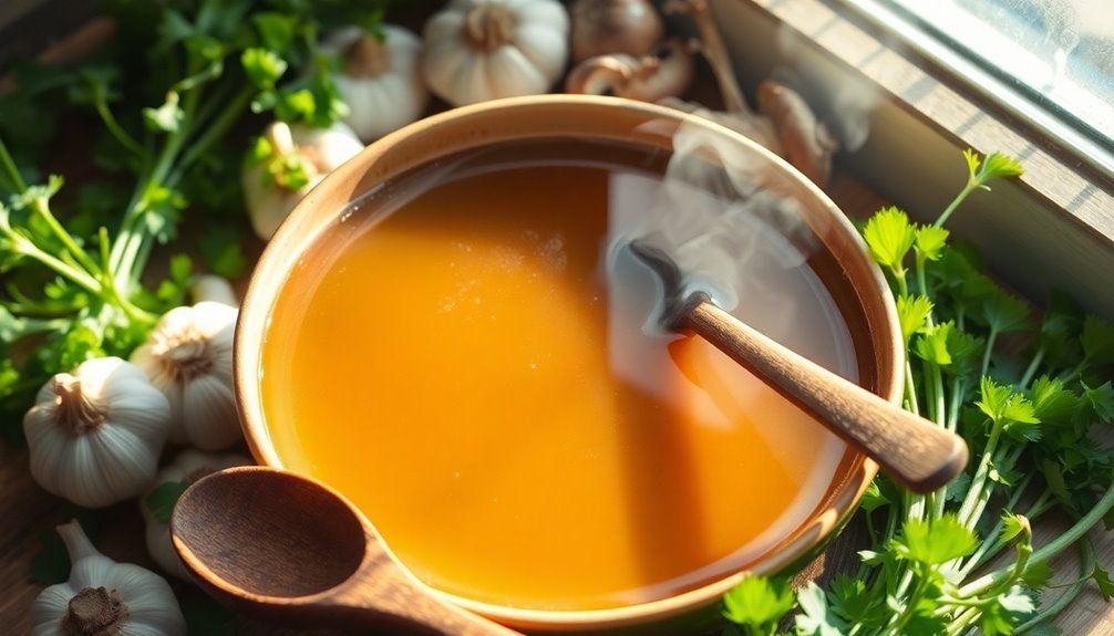 nourishing slow cooked collagen soup