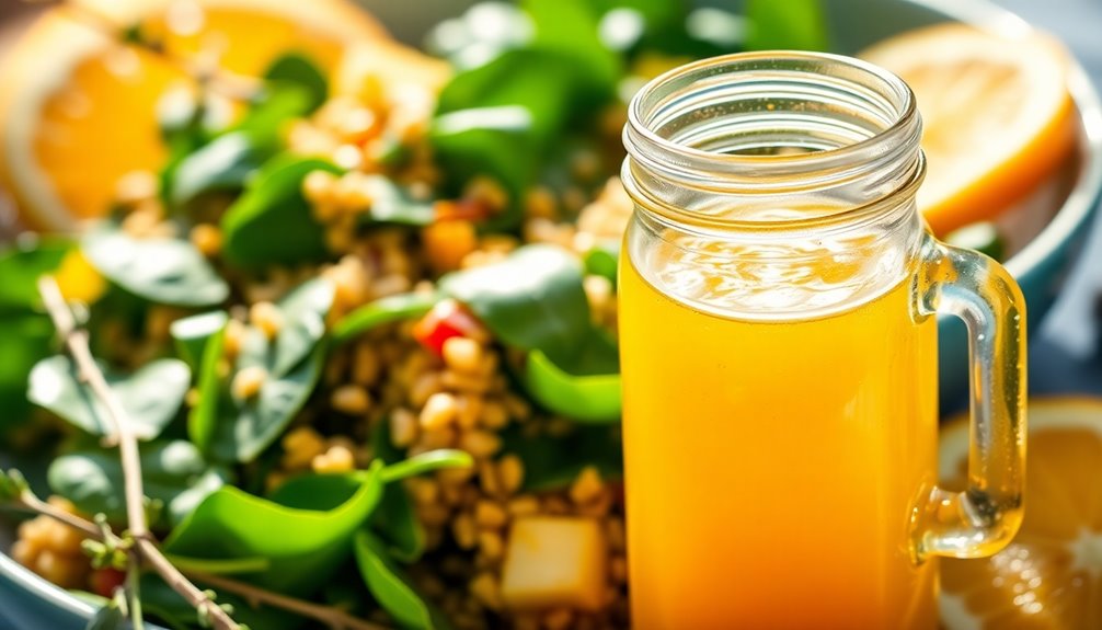 preparing zesty citrus dressing