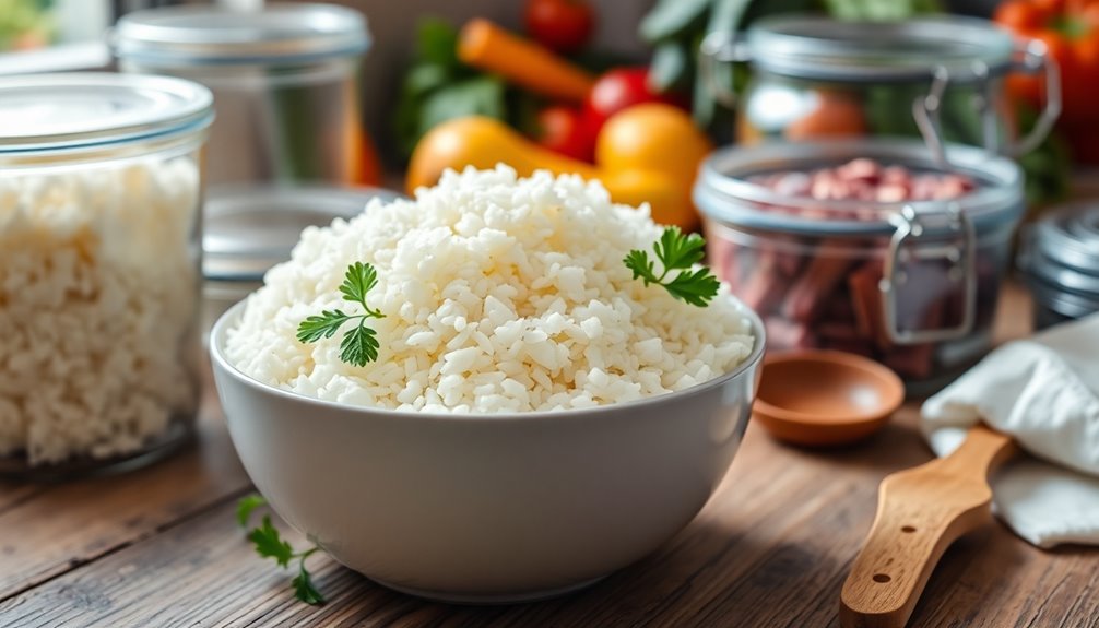 preserving cauliflower rice freshness