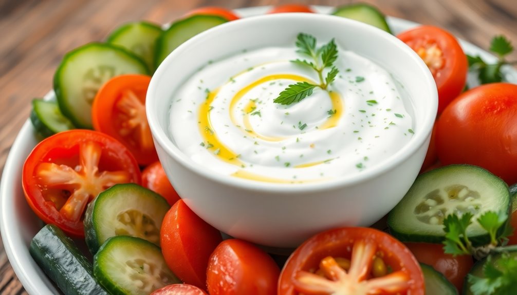 refreshing cucumber yogurt dip