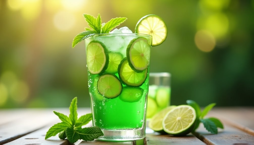 Low-Calorie Cucumber Lime Cooler