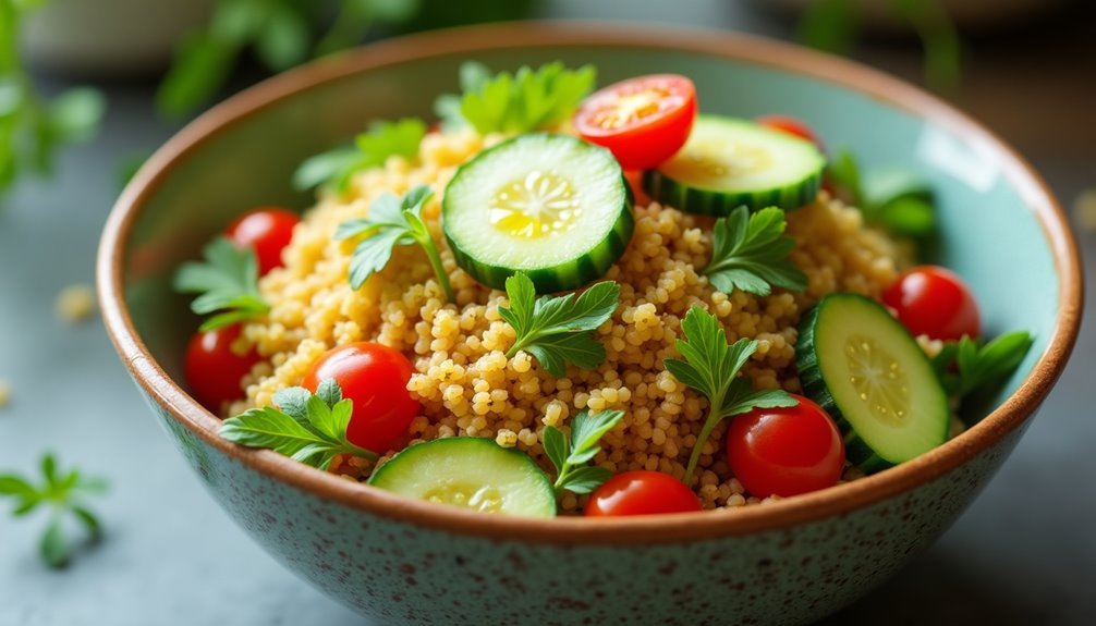 Quinoa and Cucumber Salad