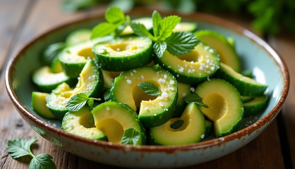 Cucumber and Avocado Salad