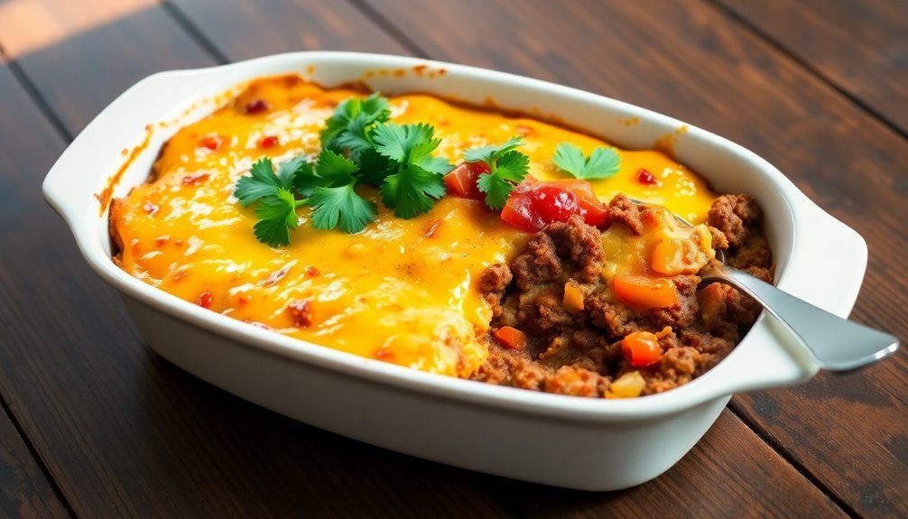 Low-Carb Mexican Beef Casserole