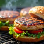 Grilled Turkey Burgers