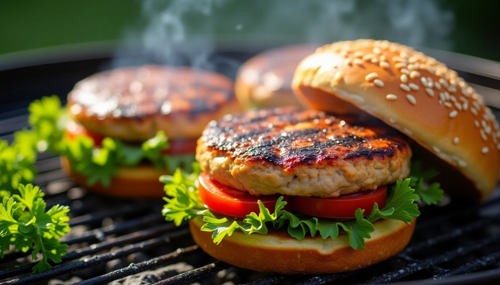 Grilled Turkey Burgers