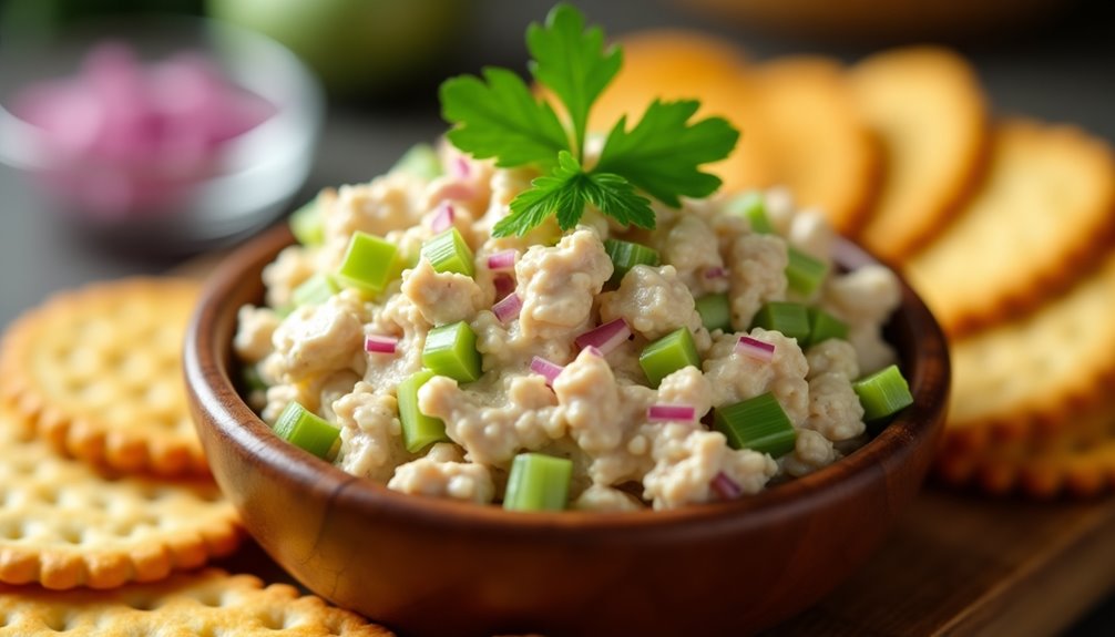 Tuna Salad With Crackers