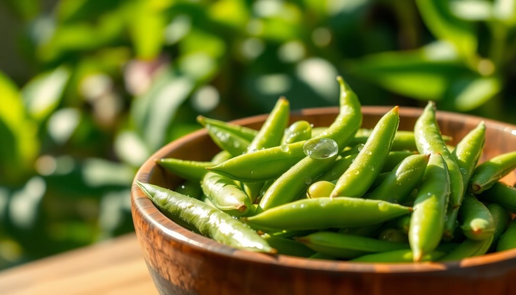 soybean snack in pods