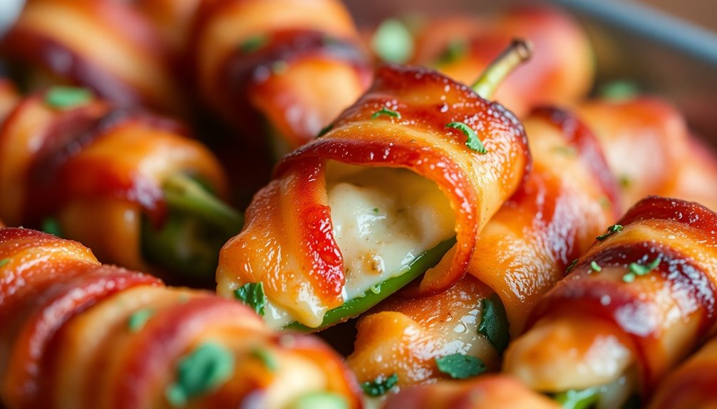 Bacon-Wrapped Jalapeño Poppers