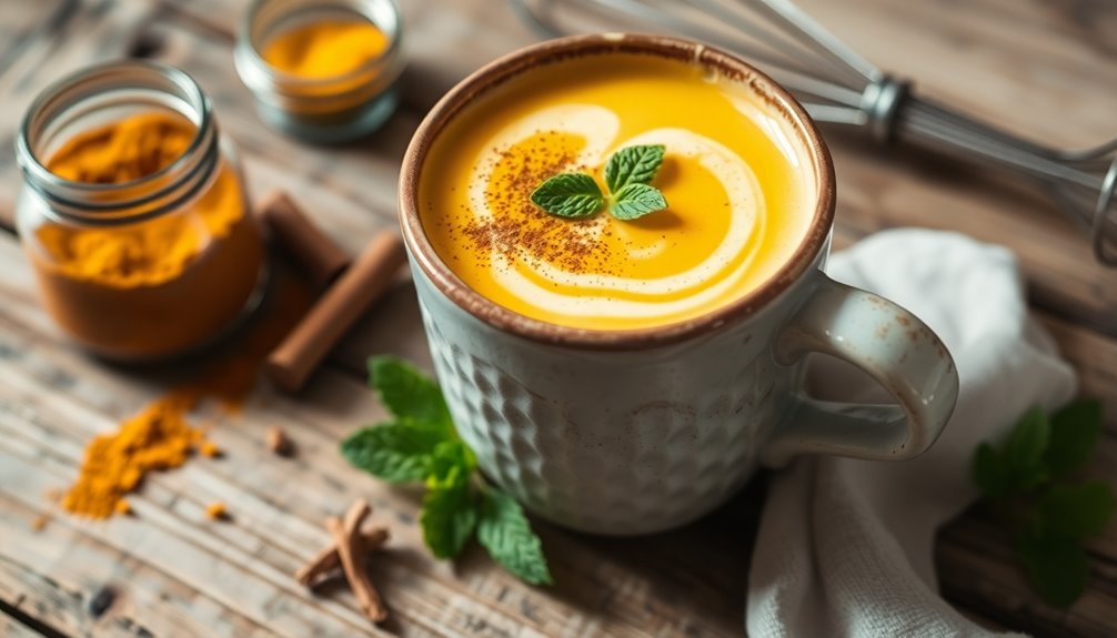 turmeric infused warm milk