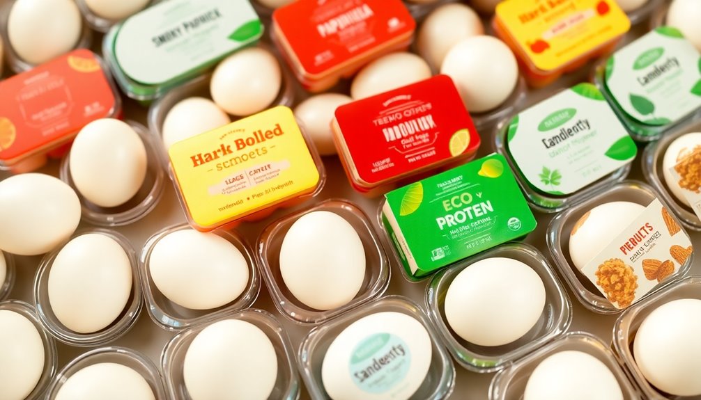 varieties of hard boiled eggs