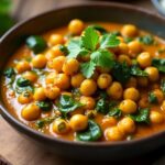 Chickpea & Spinach Curry