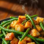 Tofu and Green Bean Stir-Fry