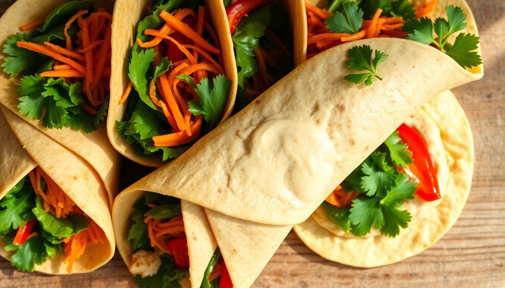 veggie wraps ingredient list