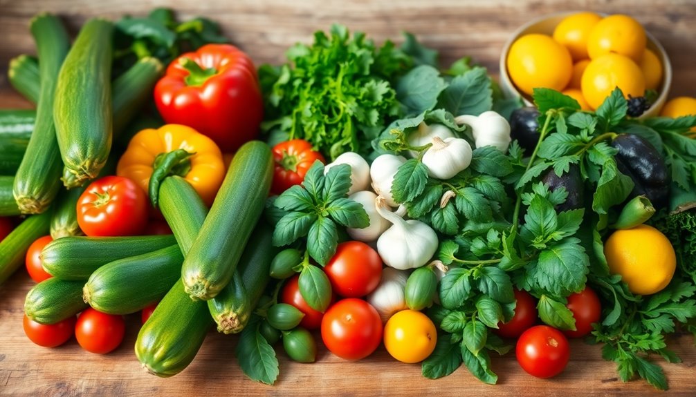 vibrant colorful nutritious produce