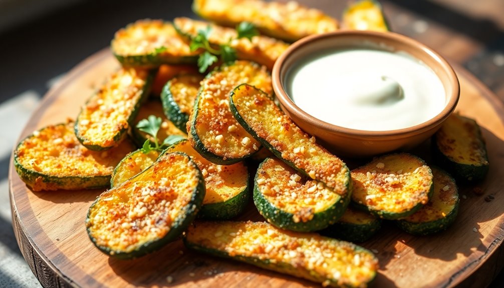 crispy baked zucchini sticks