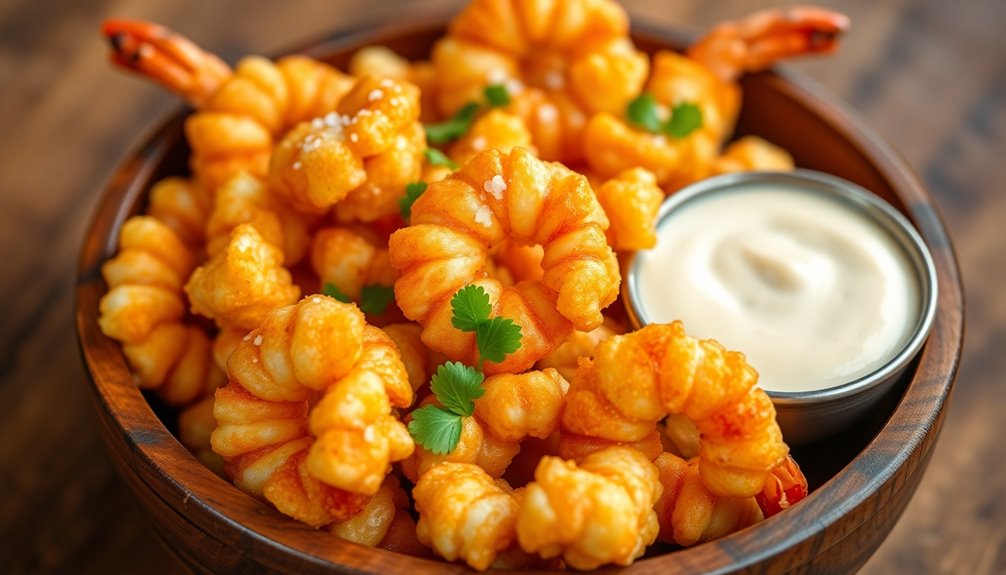 delicious air fried shrimp