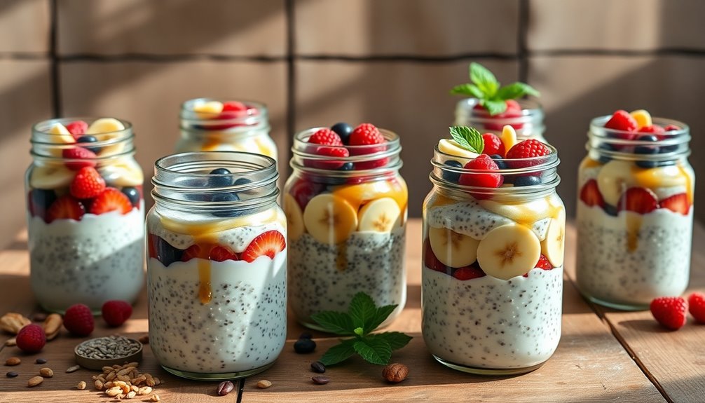 delicious breakfast in jars