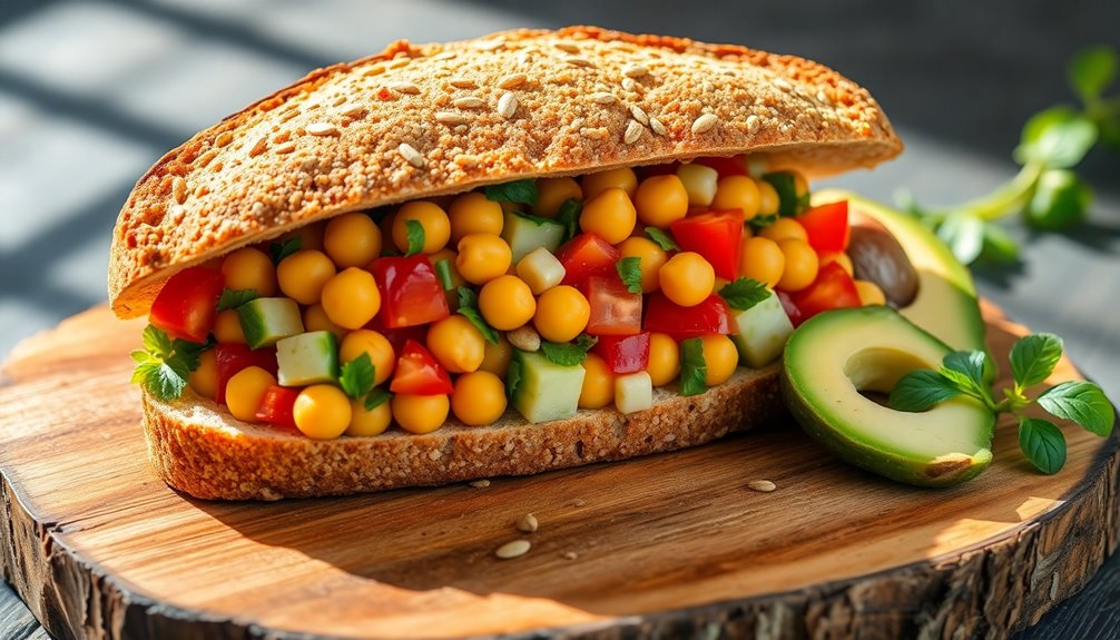 delicious vegan lunch option