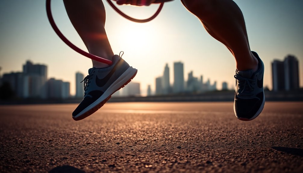 fitness with jump ropes