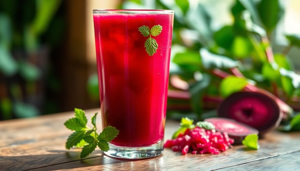 healthy red root juice