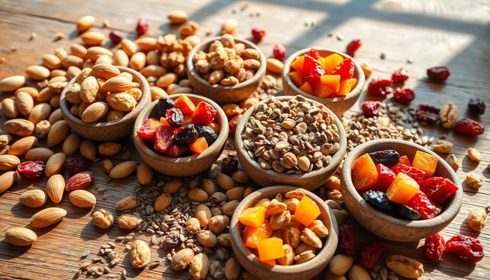 High-Energy Snacks Featuring Nuts and Seeds