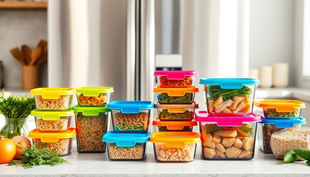 organized meal prep storage