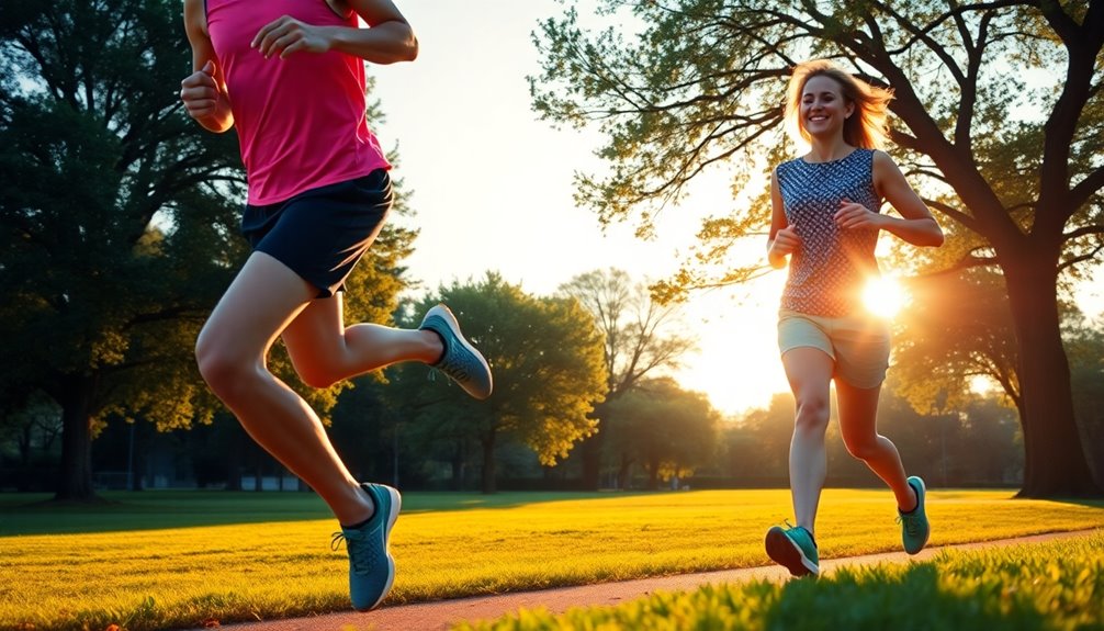 running improves physical health