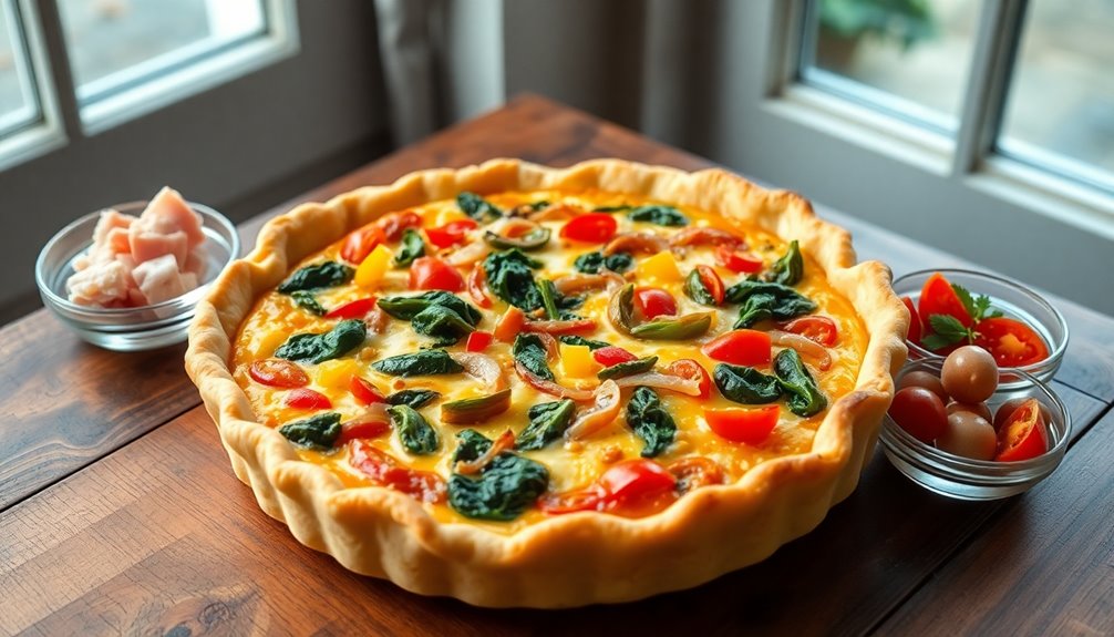 savory quiche baking recipe