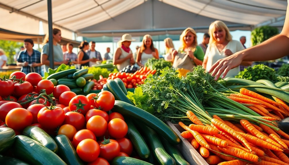 supporting local farmers markets