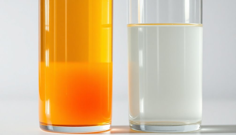 urine color indicating health